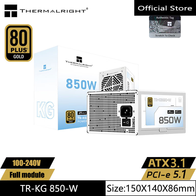 Power Supply 750W - Thermalright TR-KG850 Medalla de oro blanco