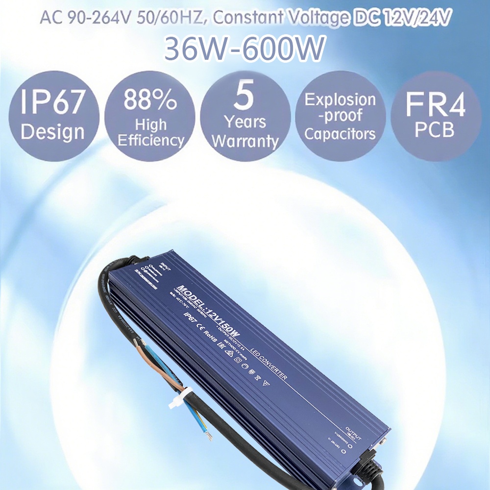 Fuente de Alimentación LED IP6 - Power Supply 500W reseña y precio